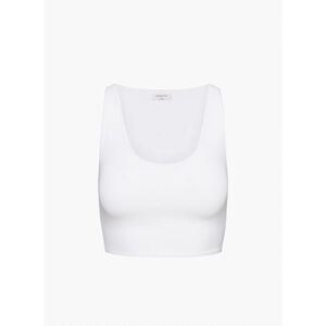 Babaton CONTOUR SCOOPNECK TANK - White